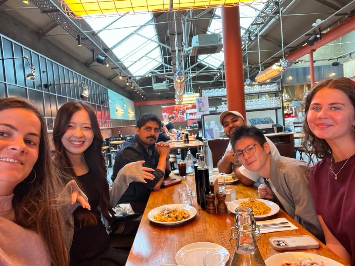 Lunch during the UK-Japan Chirality Conference